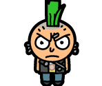 #100 Punk Morty - Pocket Mortys