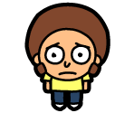 #087 Afro Morty - Pocket Mortys