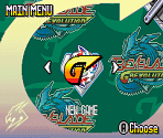 Main Menu Screen - Beyblade G-Revolution