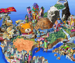 Title Screen - Hottarake no Shima: Kanata to Nijiiro no Kagami
