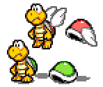 Koopa Troopa & Paratroopa (Mario & Luigi: Superstar Saga-Style) - Mario Customs