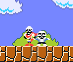 Papyrus & Sans (Super Mario Maker-Style) - Undertale Customs