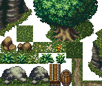 Mt. Bluedeep Cave Entrance & Exit Tileset - Astonishia Story