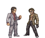 Kazuma Kiryu & Goro Majima - Project X Zone 2
