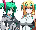 Character Color Palette Samples - Dengeki Bunko: Fighting Climax Ignition