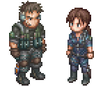 Chris Redfield and Jill Valentine - Project X Zone 2