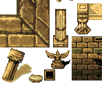 Fort Ganberg Entrance Tileset - Astonishia Story