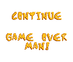 Continue & Game Over Screens - The Ren & Stimpy Show: Time Warp