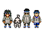 Kiba, Akamaru, Shino, & Hinata - Naruto: Path of the Ninja