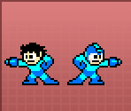 Mega Man (Helmet and Hair) - Mega Man 8-bit Deathmatch
