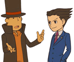 Concept Art - Professor Layton vs. Phoenix Wright: Ace Attorney