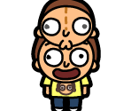 #115 Super Morty Fan Morty - Pocket Mortys