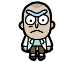 Bald Rick - Pocket Mortys