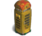 Yellow Phone Booth - Zombie Island