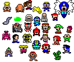 Characters - Megaman Sprite Game