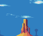 Desert Dazzle Zone Background - Sonic the Hedgehog CD (Mobile)