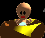Title Screen & Game Over - Baby Jesus Christ RPG