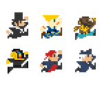 Playable Characters - Super Mega Runners