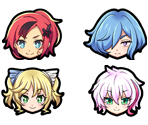 Face Icons - Cherry Tree High Girls' Fight