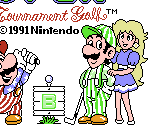 Title Screen - NES Open Tournament Golf