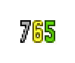 HUD Numbers - Donkey Kong Land III