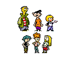 Ed, Edd n Eddy Characters - Cartoon Network Block Party