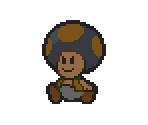 Dark Toad (Yellow) - Paper Mario