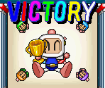 Battle Mode Victory Screen - Bomberman Tournament