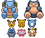 Pokémon Dolls - Pokémon Ruby / Sapphire