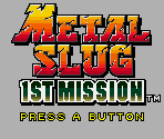 Title - Metal Slug: 1st Mission