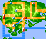 Hoenn Map - Pokémon Ruby / Sapphire