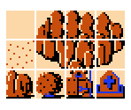 Overworld Tileset - The Legend of Zelda