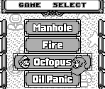 Game Select - Game & Watch Gallery
