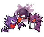 Gastly, Haunter & Gengar - Pokémon Ranger