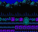 Vlad Graveyard (Night) - Castlevania 2: Simon's Quest