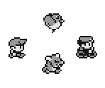 Characters (Overworld) - Pokémon Red / Blue