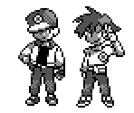 Characters (Battle) - Pokémon Red / Blue