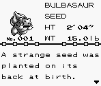 Pokédex - Pokémon Red / Blue