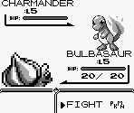 Battle Interface - Pokémon Red / Blue