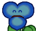 Gate Flower (Blue) - Paper Mario