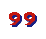 Timer Numbers - Final Fight Guy