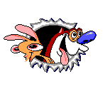 Title and Splash Screens - Quest for the Shaven Yak: Starring Ren & Stimpy (BRZ)