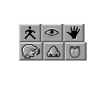 Cursors & Buttons - Space Quest I: The Sarien Encounter (VGA)