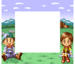 Super Game Boy Border - Harvest Moon GB