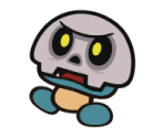 Bone Goomba - Paper Mario: Color Splash
