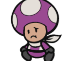 Toad (Rescue V, Purple) - Paper Mario: Color Splash