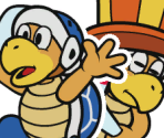 Boomerang Bro and Circus Bro - Paper Mario: Color Splash
