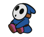Shy Guy (Blue) - Paper Mario: Color Splash