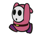 Shy Guy (Pink) - Paper Mario: Color Splash