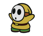 Shy Guy (Yellow) - Paper Mario: Color Splash